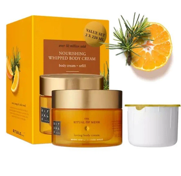 Крем для тіла + рефіл - The Ritual Of Mehr Body Cream and Refill Pack 2*220ml 94a-a79 фото